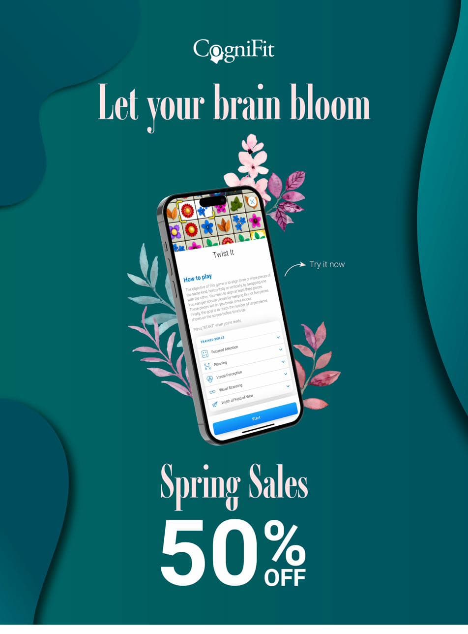 "Let your brain bloom" — Spring Sales
